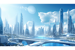 innovation science futuristic, a Technology Photo by pikepicture