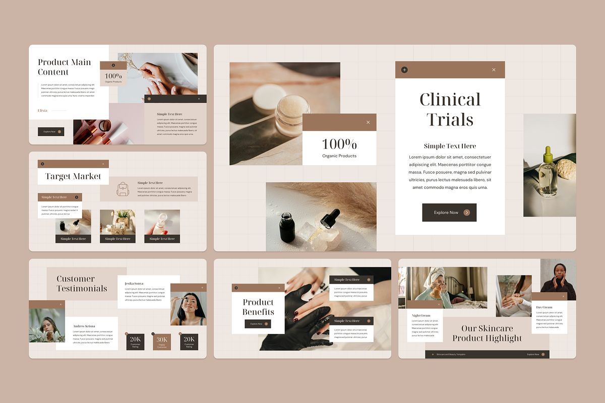 Skincare Google Slide Template, a Presentation Template by YossyOneStd (Photo 2 of 6)