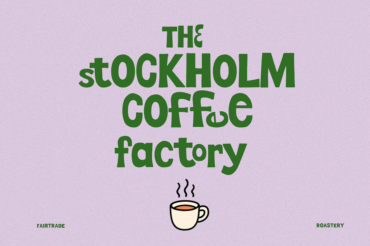 Quirky Bold Sans Hand Lettered Font, a Handwritten Font by Laras Wonderland (Photo 9 of 11)