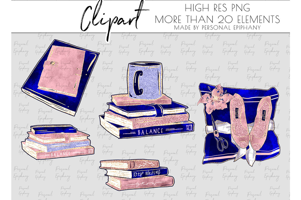 navy pink fashion clipart high heels, an Illustration by Personal Epiphany (Photo 5 of 5)