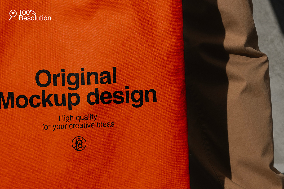 Tote Bag Mockup, a Merchandise Mockup by eezo (Photo 3 of 4)