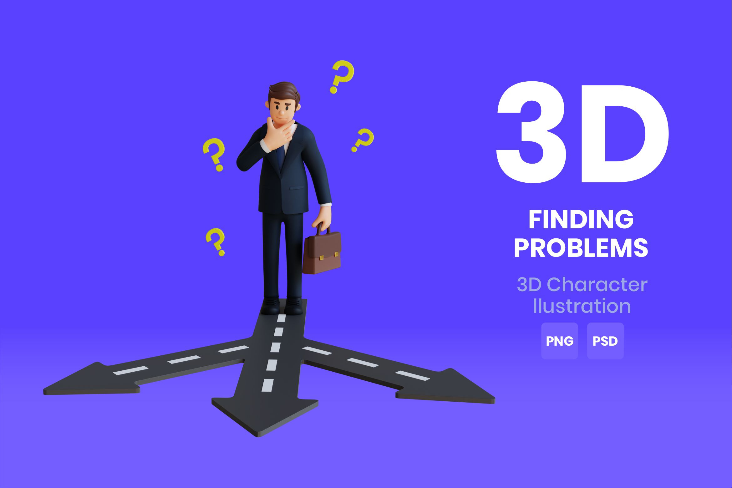 Finding Problems 3d Character