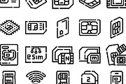 Sim card types and electronic sim, an Object Graphic by pikepicture (Thumbnail 3 of 3)