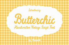 Butterchic Vintage Script Font