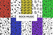 Rock Music Seamless Patterns, a Pattern Graphic by 3Y_Design (Thumbnail 1 of 6)