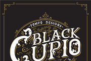 BlackCupio + Ornaments, a Font by PompoCo (Thumbnail 1 of 5)