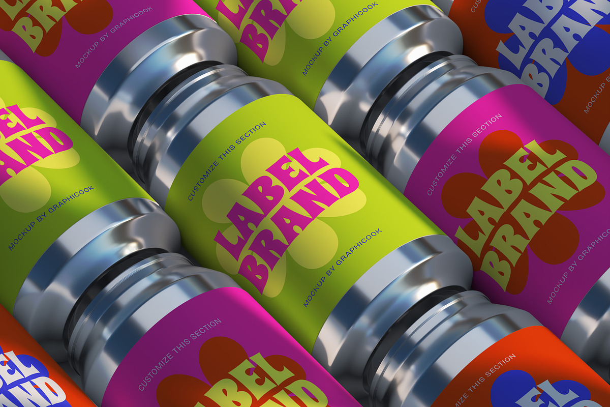 Can Bottle Mockup, a Cups & Container Mockup by graphicook (Photo 3 of 4)