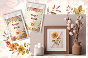 Fall Flowers: Autumn Watercolor Set, a Seasonal Illustration by Nadya Saen Art (Thumbnail 9 of 16)