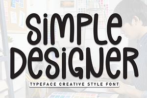 Simple Designer | Script Font