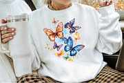 Books and Butterflies Watercolor Bun, an Illustration by Sublimation Artist (Thumbnail 4 of 6)