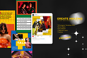 Retro Festfas Instagram | Photoshop, a Social Media Template by Azruca (Thumbnail 4 of 6)