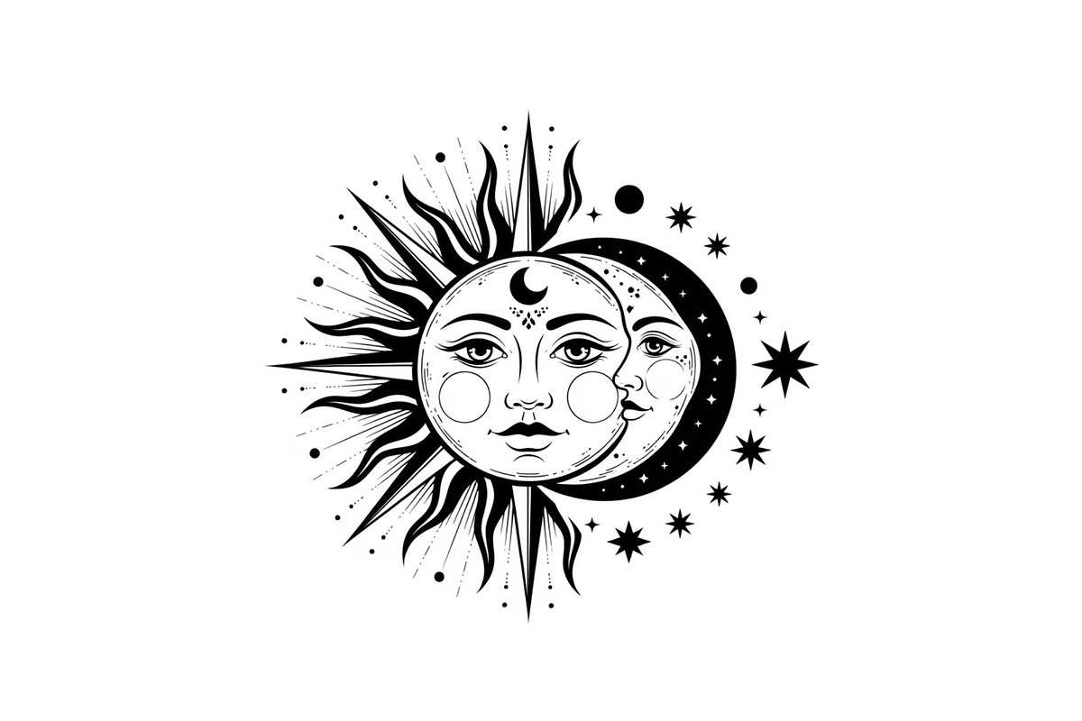 Sun Moon Celestial Mandala Bundle, an Illustration by Gaye Art (Photo 6 of 31)