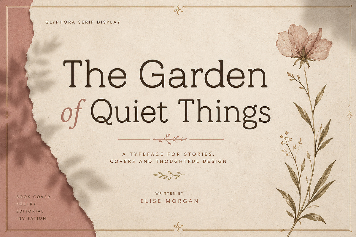 Glyphora, a Sans Serif Font by Wow Magic (Photo 4 of 5)