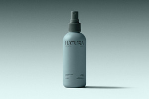 Hair Spray Bottle Mockup, a Packaging Mockup by Design Squad