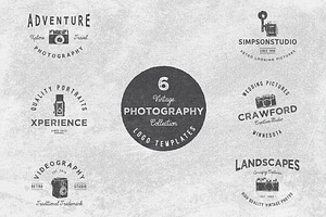 Vintage Photography Logo Collection