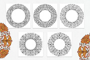 Wreath with flowers in folk style., a Brushes & More by dnapslvsk (Thumbnail 4 of 6)