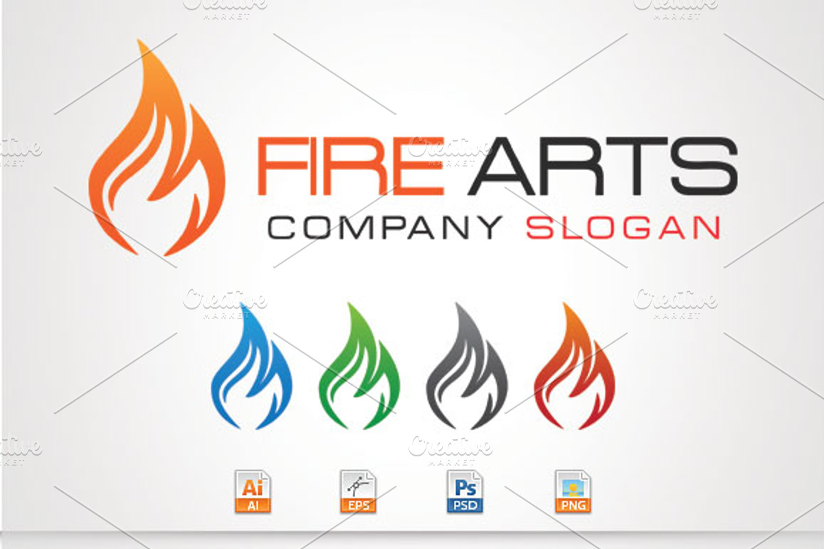 Fire Arts, a Branding & Logo Template by stock6design (Photo 2 of 2)