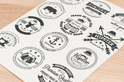 12 Retro Badges and Labels, a Branding & Logo Template by Arys Design (Thumbnail 3 of 7)