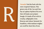 Valeson, a Serif Font by insigne (Thumbnail 2 of 5)