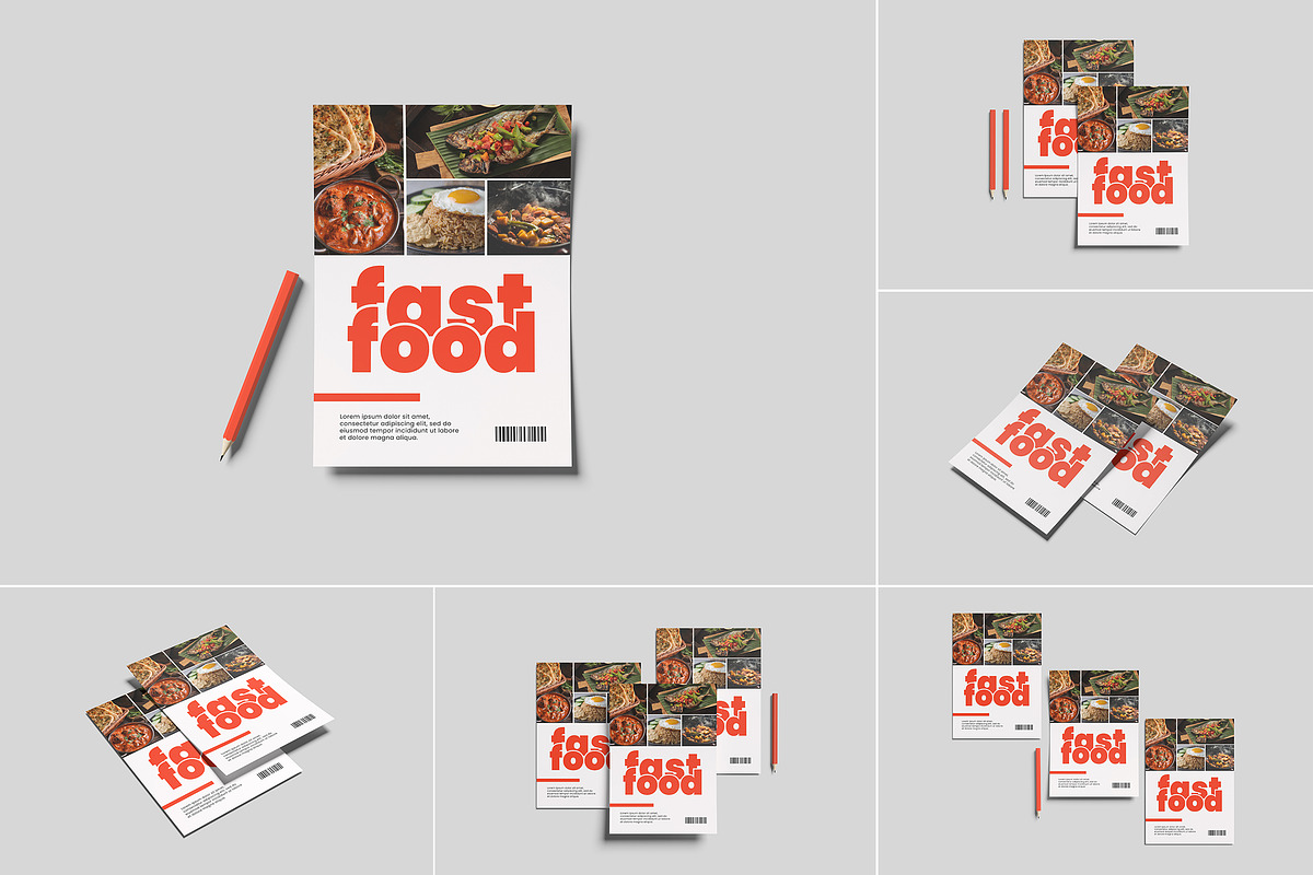 High Quality A4 Flyer Mockup, an Advertising Mockup by AndikaGraphic (Photo 1 of 8)