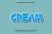 Cute Cream Text Effects Bundle, a Layer Style Add-On by WM48 Shop (Thumbnail 8 of 10)