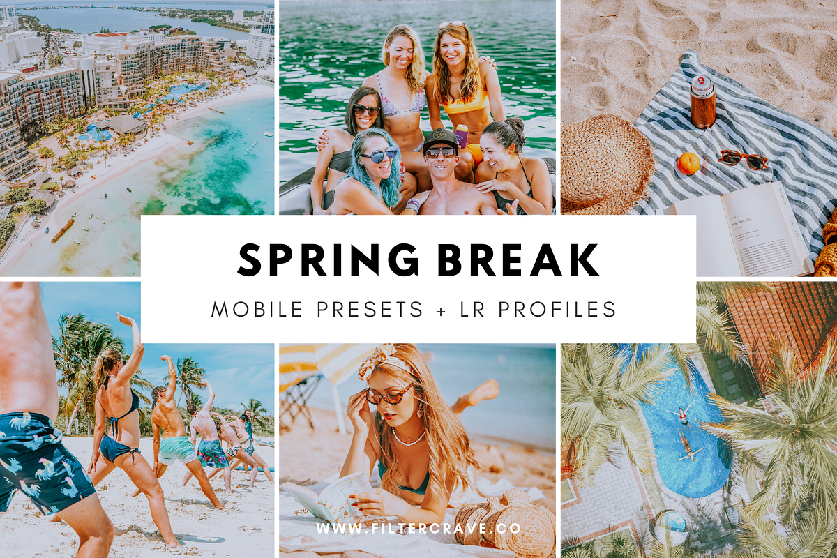 Spring Break Mobile Lightroom Preset, an Action Add-On by Filtercrave (Photo 1 of 14)