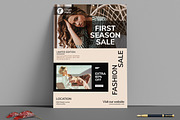 Fashion Style Flyer Layout, a Flyer Template by MightyDesign (Thumbnail 1 of 8)