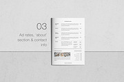 3 Page Press Kit for Bloggers, a Resume Template by Leo Resume (Thumbnail 3 of 5)