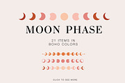 Boho moon & stars Illustrations set, an Illustration by Art Dari Autumn (Thumbnail 5 of 15)