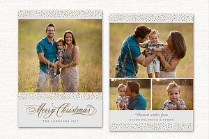 Christmas Card Template CC169