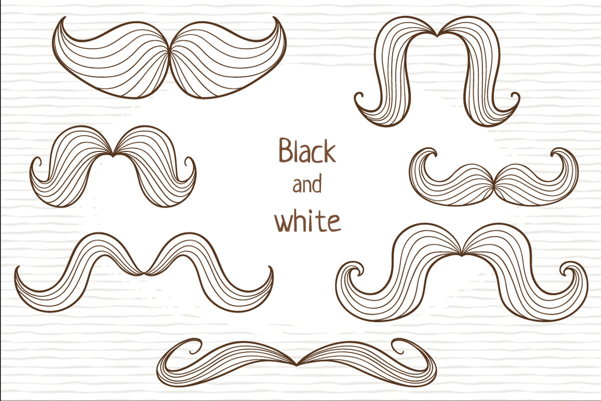 The great mustache set, an Illustration by Dreaming_Lucy (Photo 4 of 5)
