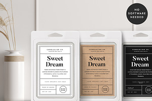 Canva Wax Melts Label LA005-Indiana