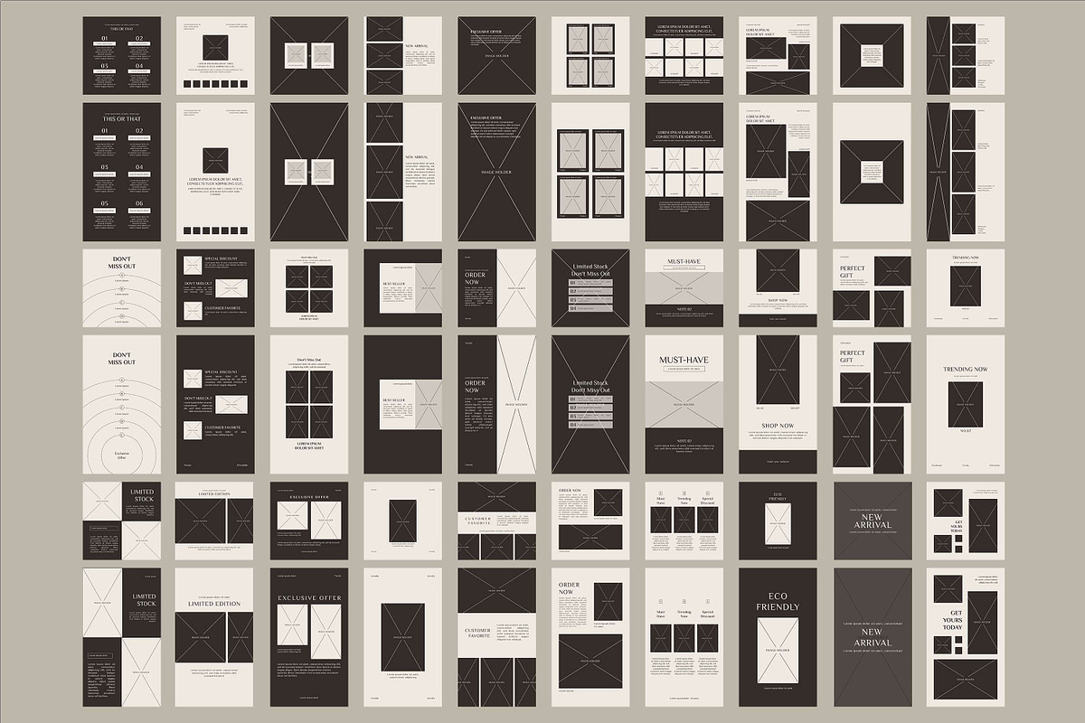 60 Luxury Product Mockup Templates, a Social Media Template by 3Motional (Photo 10 of 10)