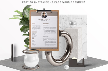 3 Page - Word Resume & Cover Letter