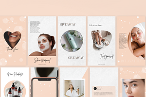 Instagram Beauty Canva Template