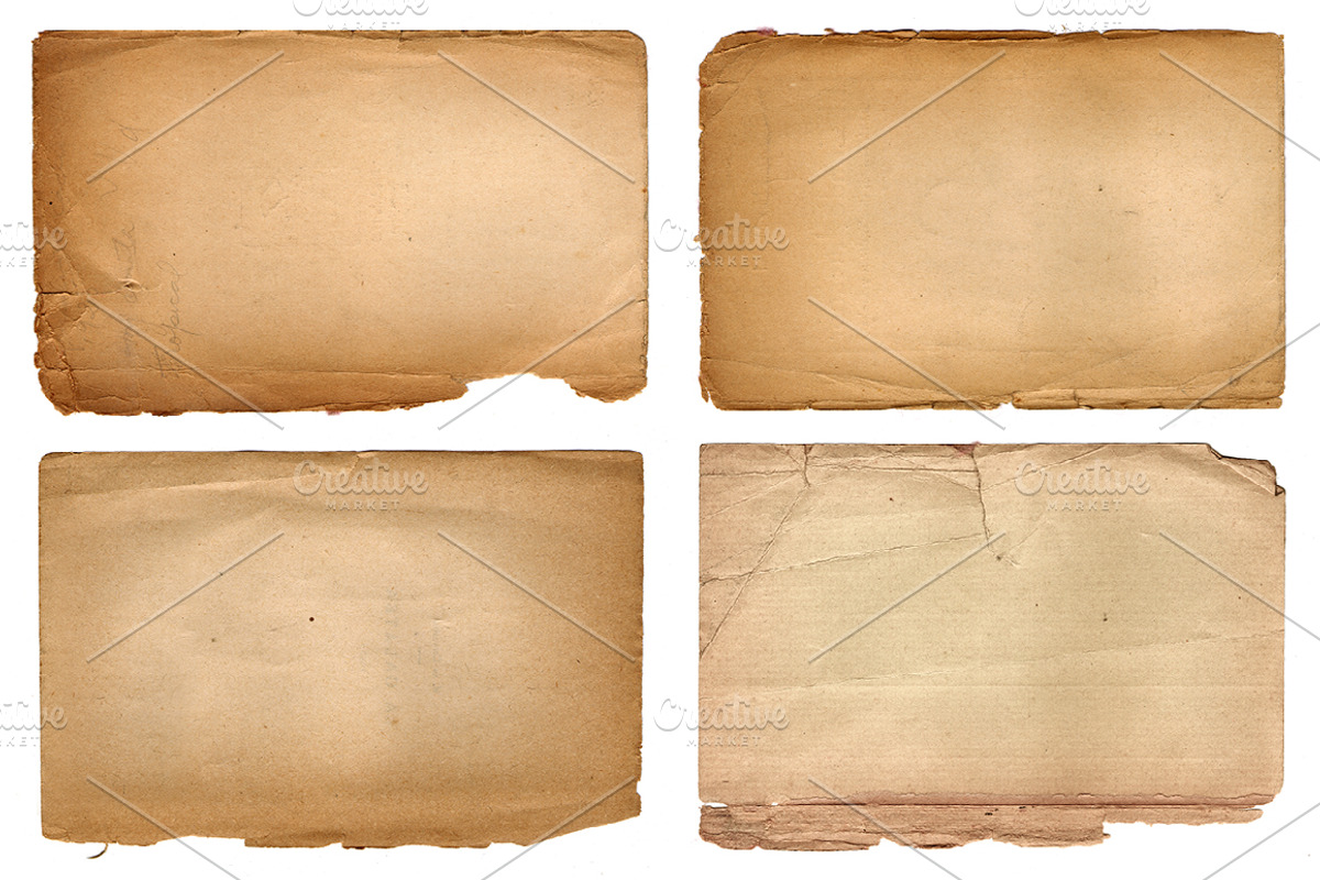 60 Old Paper Backgrounds + free demo, a Texture Graphic by lissius (Photo 3 of 5)