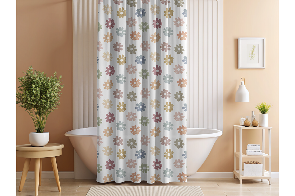 Vintage Watercolor Daisy Pattern, a Pattern Graphic by OwlAndFern (Photo 9 of 13)