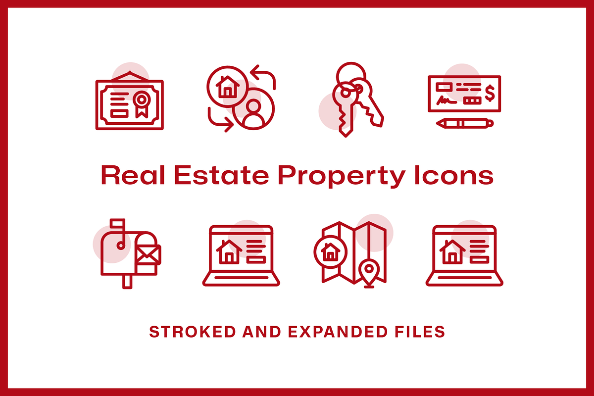 42 Real Estate Icons, an Outline Icon by Furnace (Photo 3 of 3)