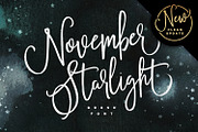 November Starlight (New Update!), a Script Font by Sam Parrett (Thumbnail 1 of 10)