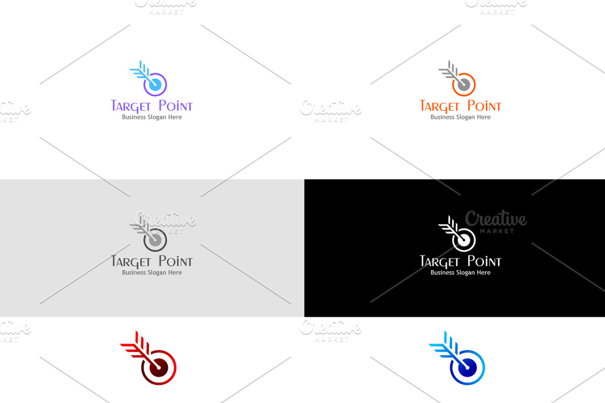 Target Point Style Logo, a Branding & Logo Template by BdThemes