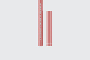 Automatic Cosmetic Pencil Mockup