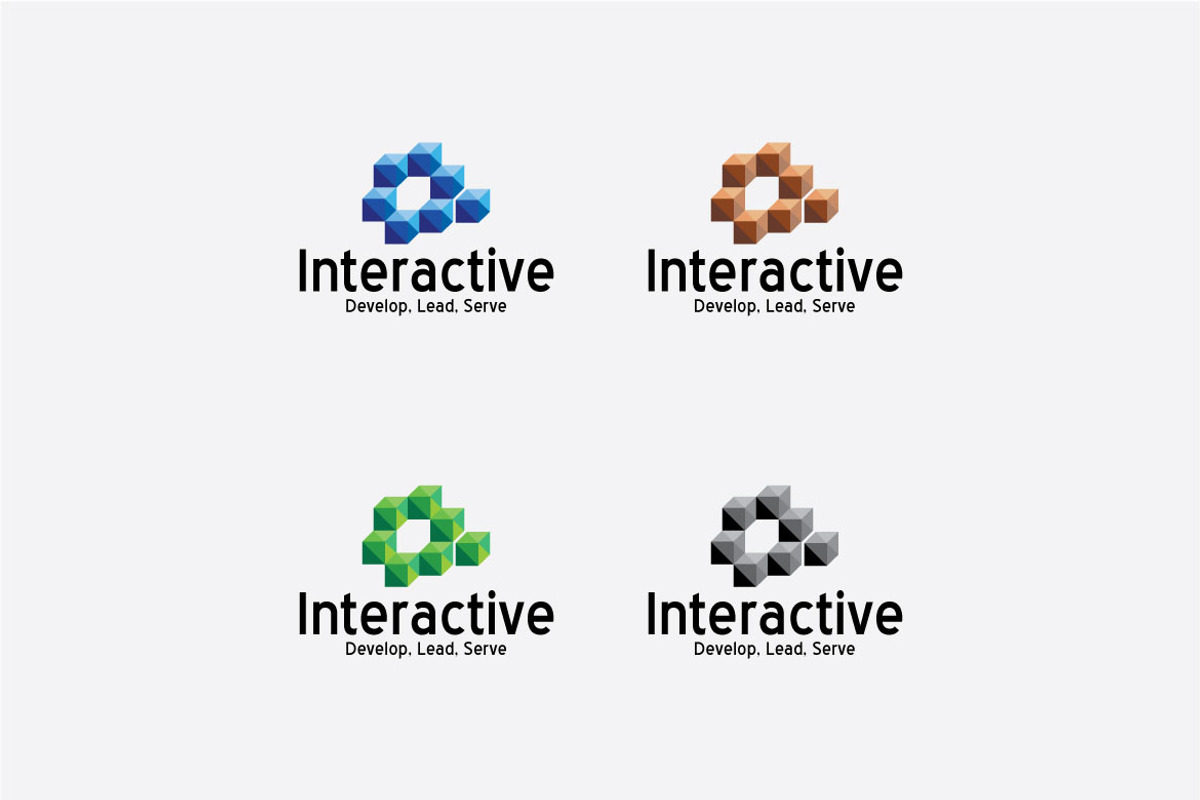 Interactive, a Branding & Logo Template by shazi