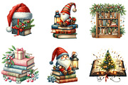 Christmas Books Clipart, an Illustration by DreamArtGraphic (Thumbnail 2 of 5)