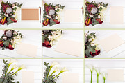 Set Mockups. FLOWERS, a Print Template by Mockups4you (Thumbnail 3 of 6)