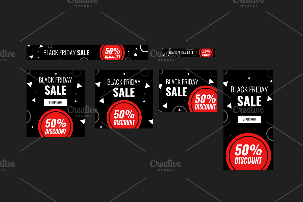Black Friday | Web Banner | Sale, a Flyer Template by ZP Design (Photo 1 of 2)