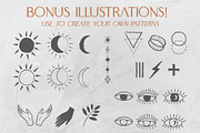 Mystic Seamless Patterns & Elements, a Pattern Graphic by Tay Rho Design Shop (Thumbnail 5 of 8)