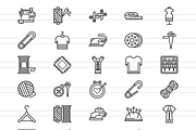 50 Sewing Line Icons, an Icon by IconBunny (Thumbnail 2 of 2)