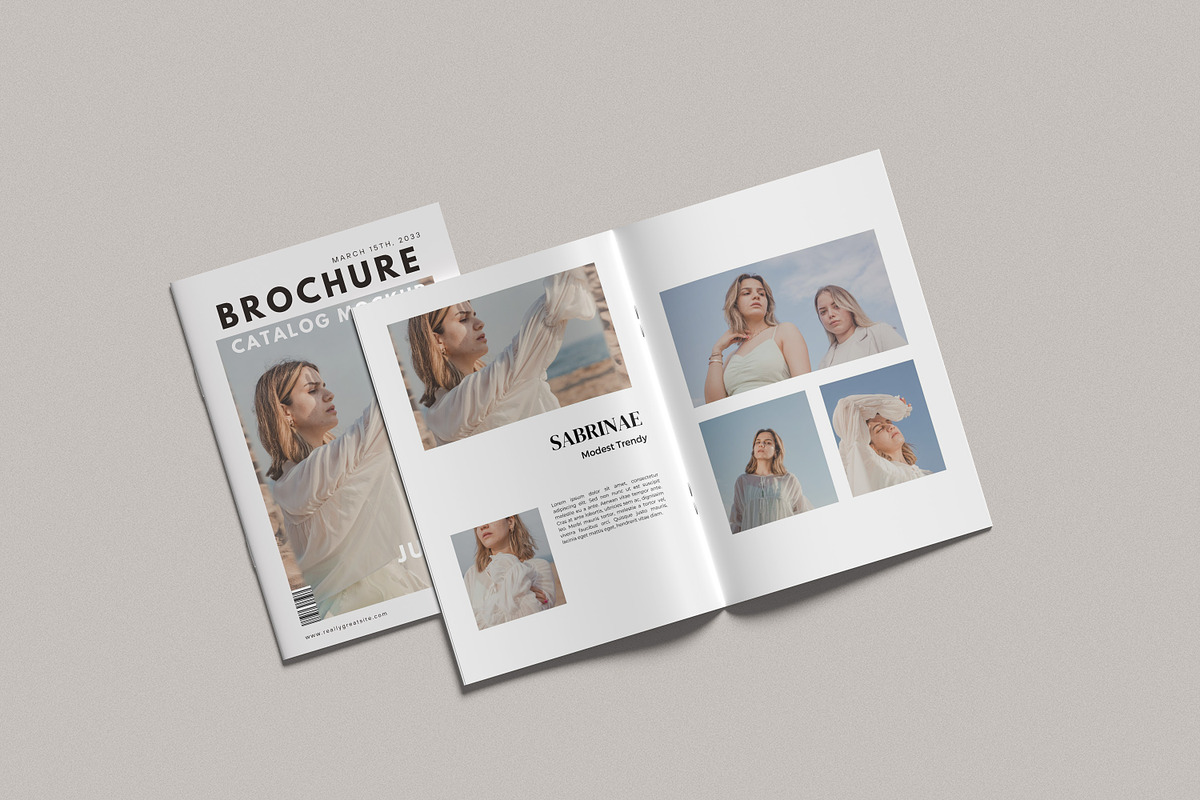 A4 Brochure Catalog Mockup, a Books & Magazine Mockup by mahremdesign (Photo 8 of 9)