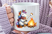 Watercolor Cute Unicorn Autumn Clipa, an Illustration by Rose Art (Thumbnail 6 of 7)
