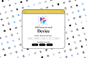 400 Electronic Device Icon Set, a Solid Icon by Directico Design Kit (Thumbnail 1 of 7)